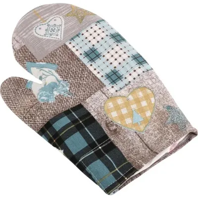 Obrázek produktu pro Kuchyňská chňapka - 28x18 cm - Bílá,Zelená