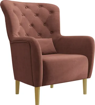 Produktbild von MIRJAN24 Sessel Hemdal, Relaxsessel, Elegant Armsessel, Fernsehsessel, Sitzmöbel (Farbe: Magic Velvet 2258)