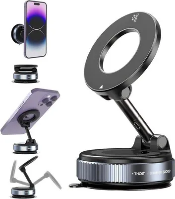 Obrázok produktu pre Otočný držiak do auta na mobilný telefón s prísavkou