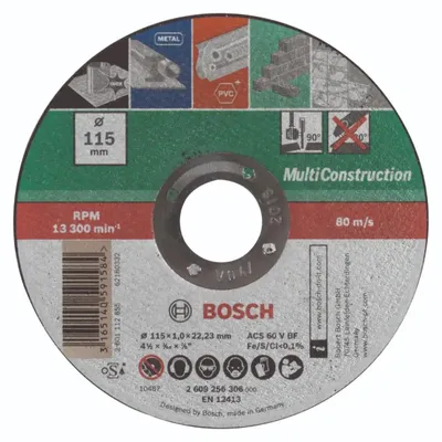 Produktbild von Bosch 2609256306, Schneidedisk, Multi, 22.23 mm