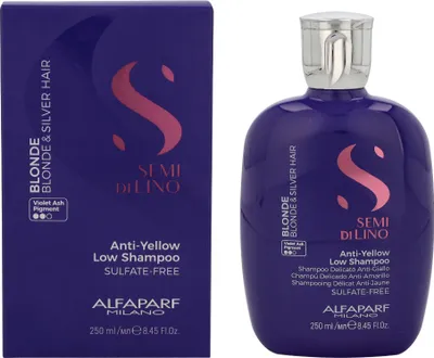 Produktbild von Alfaparf Semi Di Lino Intense Anti-Yellow Low Shampoo