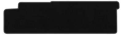 Productafbeelding van Velours achtermatten voor VW Transporter T5 2003-2015 – 2-delig, zwart, op maat – Wielganizator LUX