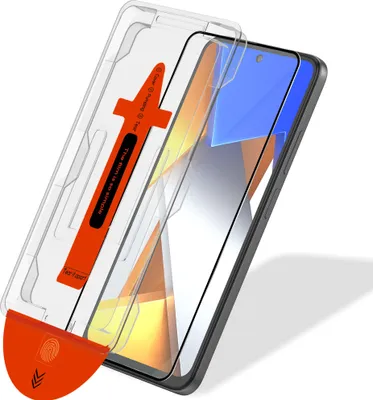 Produktbild von 1-Pack Xiaomi POCO M4 Pro 4G Displayschutzfolie - Gehärtetes Glas | [Automatische Installation] - Blasenfrei