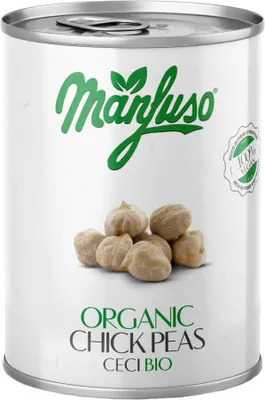 Produktbild von Eingelegte Kichererbsen (Dose)400g Manfuso