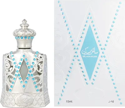 Produktbild von Afnan Silver Musk - koncentrovaný parfémovaný olej - Volumen: 15 ml