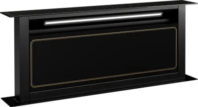Produktbild von Klarstein Victoria Downdraft Dunstabzugshaube - , 720 m³/h Luftdurchsatz, Flüsterleise 52 dB, Touchscreen-Steuerung, Spülmaschinengeeignete Filter, LED-Beleuchtung, Schwarz