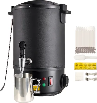 Produktbild von VEVOR Súprava na výrobu sviečok Komerčný elektrický tavič vosku 6,5 l, 1100 W tavič vosku Stroj na výrobu sviečok, súprava na výrobu sviečok DIY vrátane knôtov, nádoby na tvarovanie sviečok, lyžice