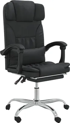 Produktbild von vidaXL Bürostuhl mit Massagefunktion Schwarz Kunstleder