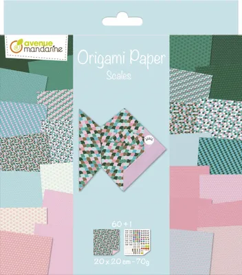 Produktbild von Clairefontaine Origami Paper, Schuppen 20,8x23,5cm