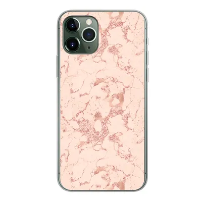 Produktbild von MuchoWow® Handyhülle Schutzhülle Hülle für iPhone 11 Pro Marmor - Roségold - Muster - Chic Silikon Softcase Handy Hülle - Handy