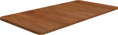 Produktbild von Waschtischplatte Dunkelbraun 80x40x1,5 cm Massivholz Behandelt