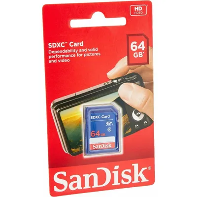 Image de SanDisk - Carte mémoire flash - 64 Go - Classe 4 - SDXC