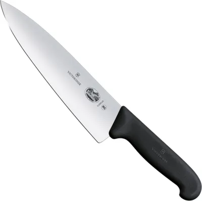 Produktbild von Victorinox Swiss Army Tranchiermesser 20 cm Fibrox 5.2063, rostfrei, Fingerschutz, geschirrspülergeeignet, rasiermesserscharf, ergonomisch, extra breite Klinge