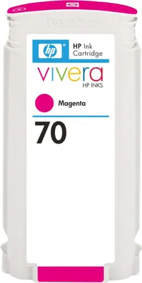 Produktbild von HP 70, Magenta, 130 ml, 4 cm, 20 - 80, 15 - 35 °C, 15 - 35 °C