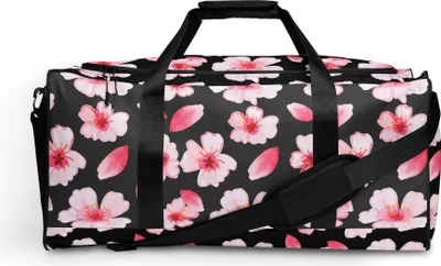 Produktbild von Mr. & Mrs. Panda Travel-Bag Kirschlüten Meer - Weiß - Geschenk, Blüten, Sporttasche, Reisetasche Handgepäck, Duffel Bag, Damen, Weekender, Blütenmuster, Blumen, groß