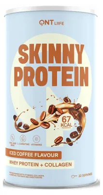 Produktbild von QNT Skinny Protein (440g) Iced Coffee - Eiweiße - Molkenprotein-Mischung