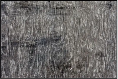 Produktbild von Wallario Wandbild Holzmuster in grau, braun und schwarz, Größe: 61 x 91,50 cm, Poster mit schwarzem Aluminiumrahmen