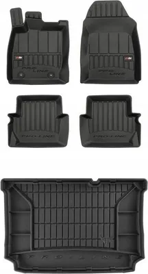 Produktbild von 3D SET Gummimatten und Fußmatten Ford Fiesta Mk8 2017-2022