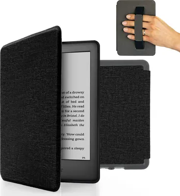 Produktbild von Hülle Kindle Paperwhite 10 Gen 2019 J9G29R 6" Handschlaufe Auto Sleep Schwarz