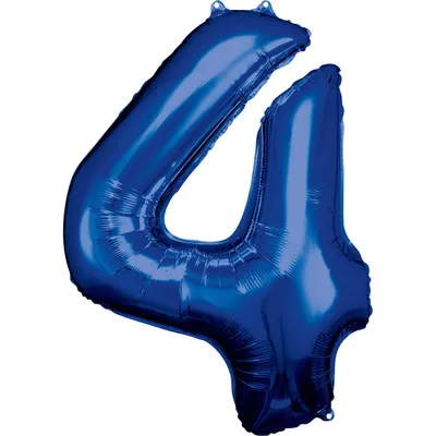 Produktbild von Amscan 9907282, Spielzeugballon, Folie, Blau, Anzahl, 53 cm, 5 Stück(e)
