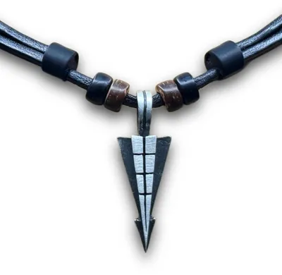 Produktbild von HANA LIMA Surferkette Lederkette Herrenkette Halskette Herren Metallanhänger