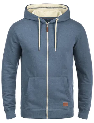 Produktbild von BLEND BHHulker Herren Sweatjacke Kapuzenjacke Hoodie mit Kapuze Reißverschluss Kängurutasche Baumwollmischung Regular fit