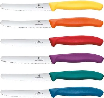 Image de Set de couteaux à tomates acier inoxydable - Victorinox - 6.7836.6C1 - swiss classic