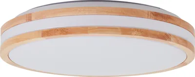 Productafbeelding van Houten plafonnière Laskos Ø 38cm