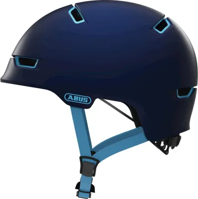 Produktbild von ABUS Scraper 3.0 ACE Fahrradhelm ultra blue, 54-58 cm, 490 g, ABS-Hartschale, Forced Air Cooling Technology, Ponytail Kompatibilität, für BMX, Longboard, Urban, optionales Winter-Kit und Vent-Cover
