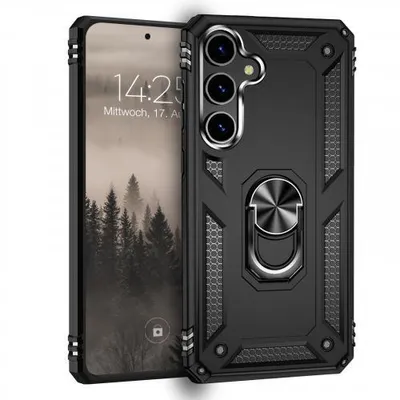 Produktbild von Armor Hülle Für Samsung Galaxy S Serie - Farbe: Schwarz - Modellkompatibilität: Für Samsung Galaxy S24+