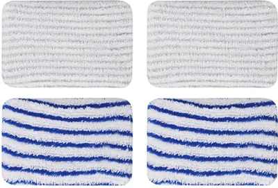 Obrázek produktu pro Sada 4 náhradních utěrek z mikrovlákna, vhodná pro ROWENTA Clean & Steam ZR005801, ZR005804, ZR850002, mop z mikrovlákna a čisticí utěrku Rowenta Clean & Steam
