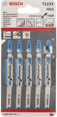 Immagine prodotto di Bosch Bosch 5x dimeä lama T 123 X Progressore per metallo - 2608638473
