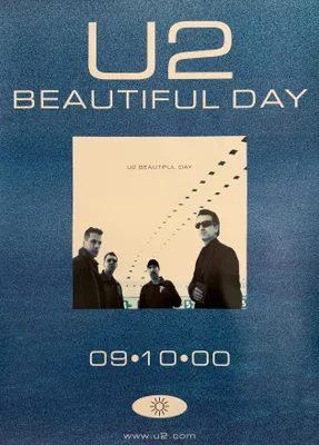 Immagine prodotto di U2 - Beautiful Day - 2000 - Locandina/Poster - 51x70 cm