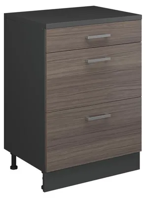 Immagine prodotto di Cassettiera modulare Vicco Rion Grigio nobile/Antracite 60 x 46 cm senza inclinazione con 3 cassetti, Model 60755