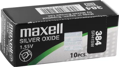 Produktbild von MAXELL Knopfzellen, 0% Quecksilber, VE 10 Stk 301 - 399