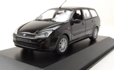 Produktbild von Maxichamps 940087011 Ford Focus Turnier Kombi 1998 schwarz 1:43