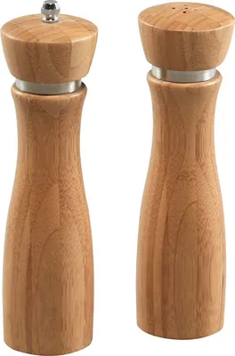 Zdjęcie produktu dla Kesper 13610, Zestaw do mielenia soli i pieprzu, Drewno, Bambusowy, Pieprz, Sól, 215 mm, 6 cm