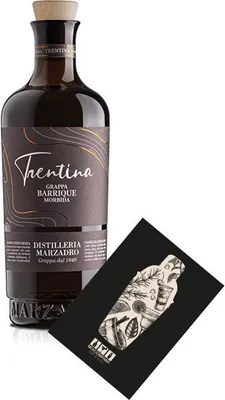Produktbild von Marzadro Trentina Grappa 0,7L (41% Vol) Grappa Invecchiata Morbida Barrique 700ml- [Enthält Sulfite]