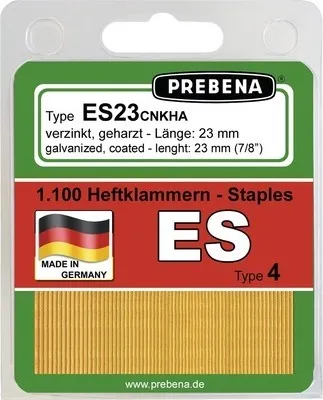 Produktbild von Heftklammern Prebena Type ES23CNKHA-B 1.100 St.