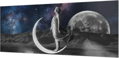 Produktbild von Wandtapete - Dekorative Tapete für Wohnzimmer- Tapetenfolie für Wanddekoration - 208x146 cm - Nachtträume
