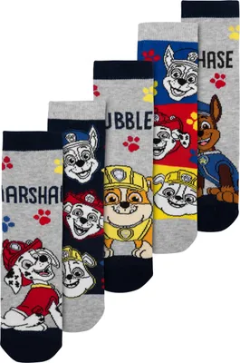 Produktbild von Paw Patrol Socken für Jungen - Kinder Sneaker Kindersocken Söckchen (5er Pack) 31-34