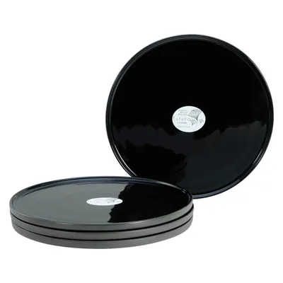 Immagine prodotto di CreaTable, 21662, futuro Black, set di 4 piatti da portata, gres