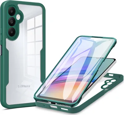 Obrázek produktu pro Pouzdro pro Samsung Galaxy A05S, 360° celotělová ochranná pouzdro s ochranou displeje zelené