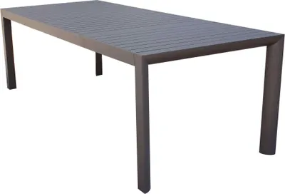 Immagine prodotto di Milani Home - tavolo da giardino allungabile, alluminio, 10 posti, taupe, piano 160/240 x 70 cm