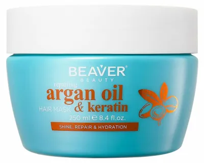Image de Beaver Argan Oil & Keratin Repairing Mask 250ML
