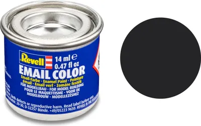 Produktbild von Revell Color|Revell REVELL 32106 teerschwarz, matt RAL 9021 14 ml-Dose