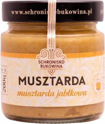 Zdjęcie produktu dla Musztarda jabłkowa 200 g – Schronisko Bukowina