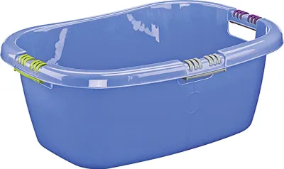 Image de LOCKWEILER Bac ergonomique W.Poignée souple 65 bleu 147313