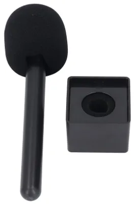 Zdjęcie produktu dla Uchwyt do mikrofonu Rode Wireless GO II, kompatybilny z mikrofonami 1/2", z adapterem i uchwytem ręcznym z flagą