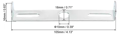Produktbild von 1 Satz Deckenleuchte Platte Kit 105x18x16mm Beleuchtung K?rper Montagehalterung fš¹r Haus Bš¹ro Kronleuchter